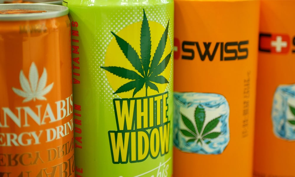 drinks with cannabis